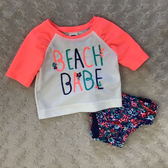 Old Navy Other - Old Navy Beach Babe Two Piece Swimsuit 0-3 Months